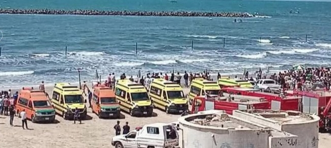 سقوط طائرة حربية براس البر
