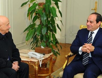 الرئيس السيسي يستقبل رئيس مجلس النواب الليبي