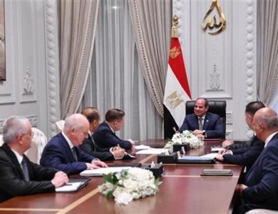 الرئيس السيسي يلتقي المدير العام لهيئة الطاقة النووية الروسية
