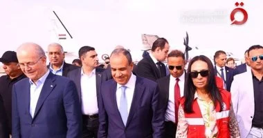 وصول بدر عبد العاطي ورئيس وزراء فلسطين إلى معبر رفح