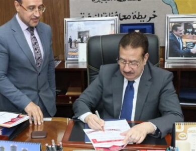 محافظ المنوفية يعتمد الشهادة الإعدادية