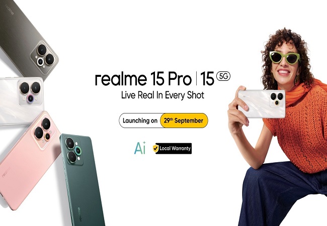 ريلمى تطلق سلسلة realme 15