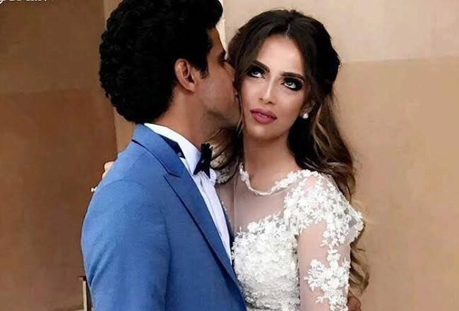 حمدي الميرغني وزوجته إسراء عبد الفتاح