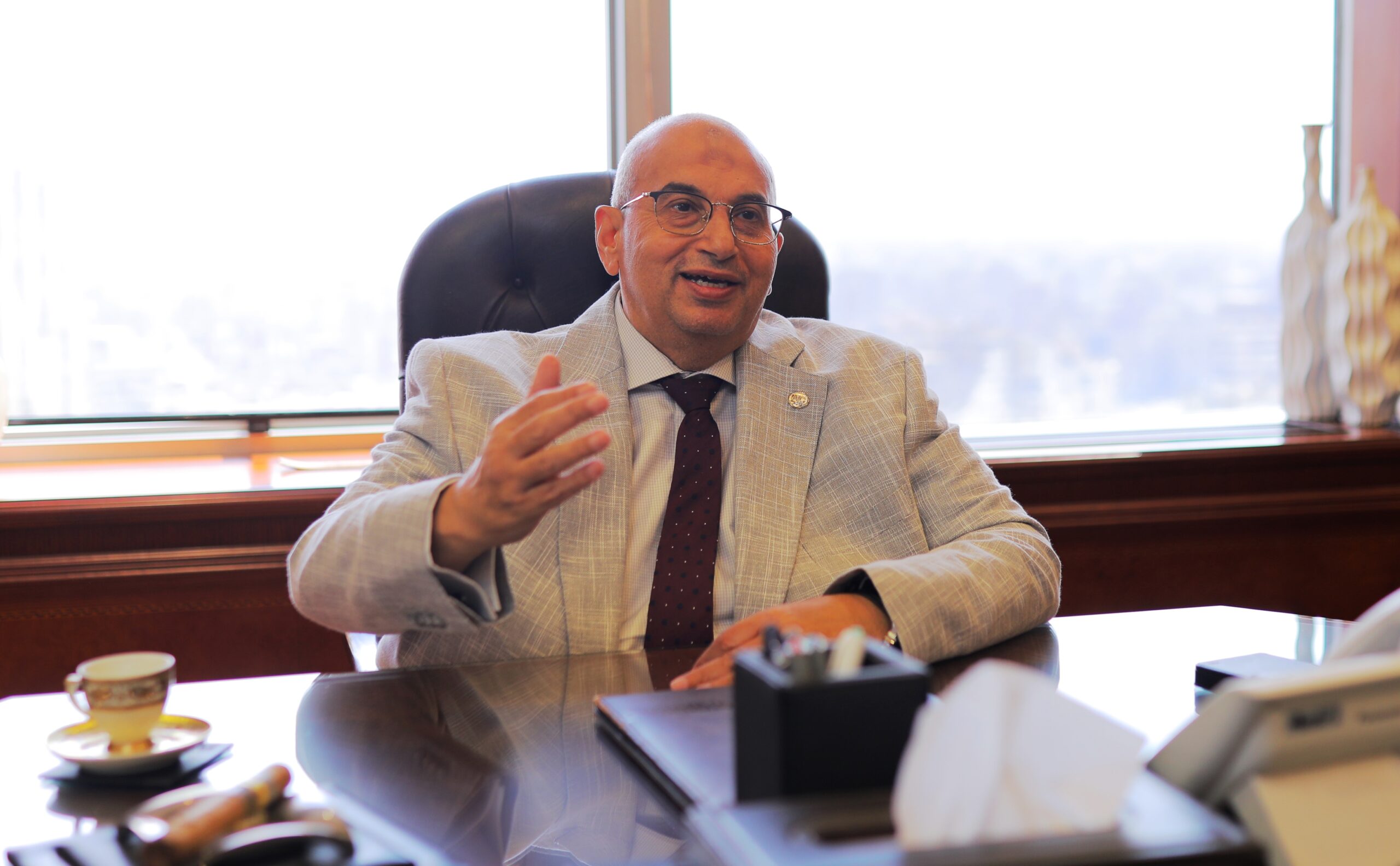 المحاسب الضريبي أشرف عبد الغني مؤسس جمعية خبراء الضرائب المصرية