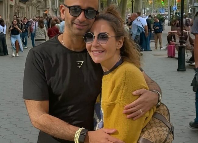 منة شلبي في أول ظهور لها مع زوجها المنتج أحمد الجنايني