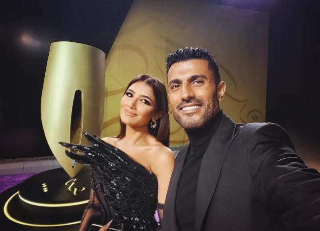 المخرج محمد سامي وزوجته الفنانة مي عمر