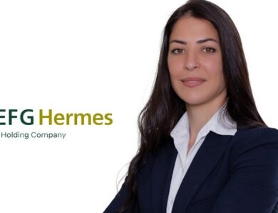 مي حمدي مدير تنفيذي لقسم أسواق الدين بقطاع الترويج وتغطية الاكتتاب بشركة إي اف چي هيرميس