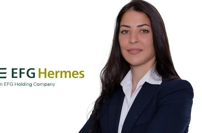 مي حمدي مدير تنفيذي لقسم أسواق الدين بقطاع الترويج وتغطية الاكتتاب بشركة إي اف چي هيرميس