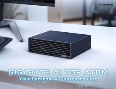 "جيجابايت" تطلق حاسوبها الفائق للذكاء الاصطناعي الشخصي "AI TOP ATOM"