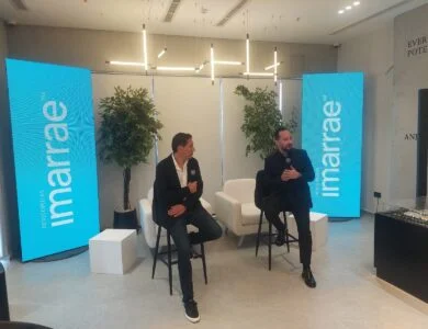 أحمد خضر الرئيس التنفيذي والشريك المؤسس لشركة imarrae والمهندس عمرو القاضي