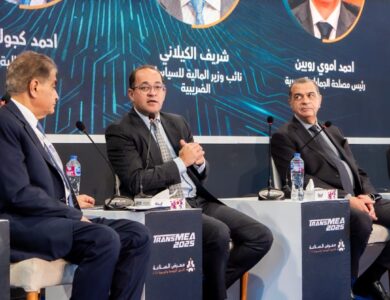 أحمد كجوك وزير المالية خلال جلسة نقاشية حول تشجيع الاستثمار والتصدير بمؤتمر "الصناعة والنقل"