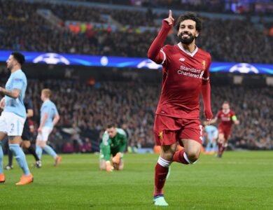 محمد صلاح أمام مانشستر سيتي
