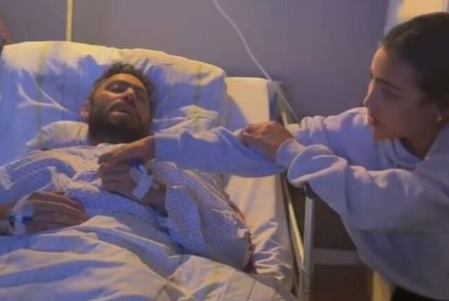 تامر حسني بعد نجاح عمليته الجراحية