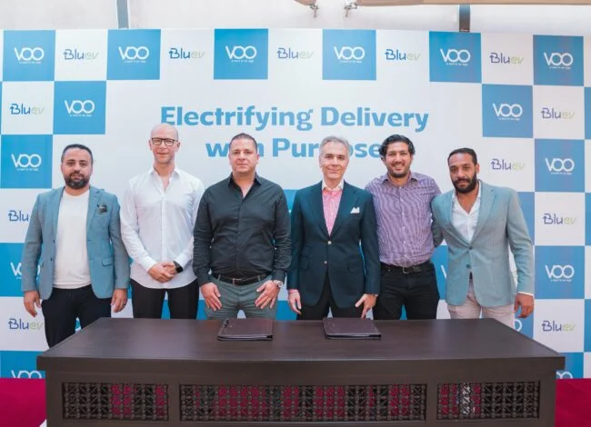 شركة "ڤوو "الرائدة في التوصيل الفوري للمنتجات اليومية في مصر، عن شراكة استراتيجية مع شركة "بلو إي ڤي"