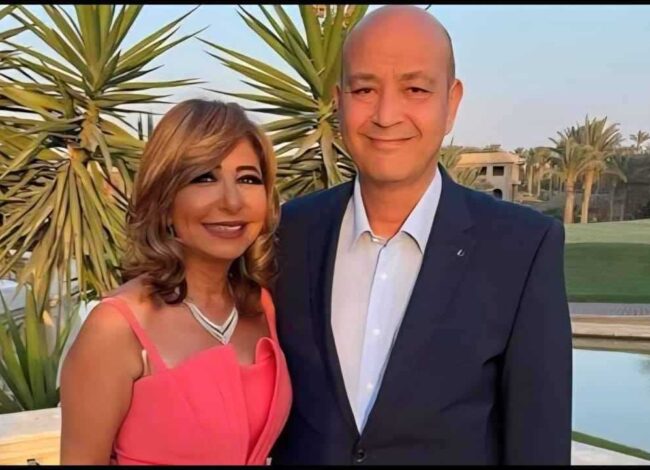 عمرو أديب ولميس الحديدي