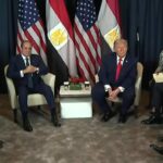 لقاء الرئيس السيسي وترامب في دافوس