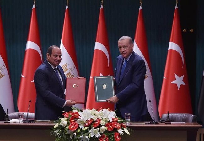 الرئيس السيسي ورئيس تركيا