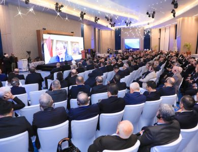 وزير المالية أحمد كجوك خلال حوار مفتوح عبر الفيديو كونفرانس مع 250 من كبار المستثمرين الأتراك