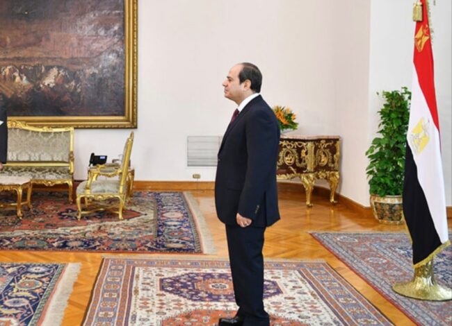 المحافظون الجدد يؤدون اليمين الدستورية أمام الرئيس عبد الفتاح السيسي