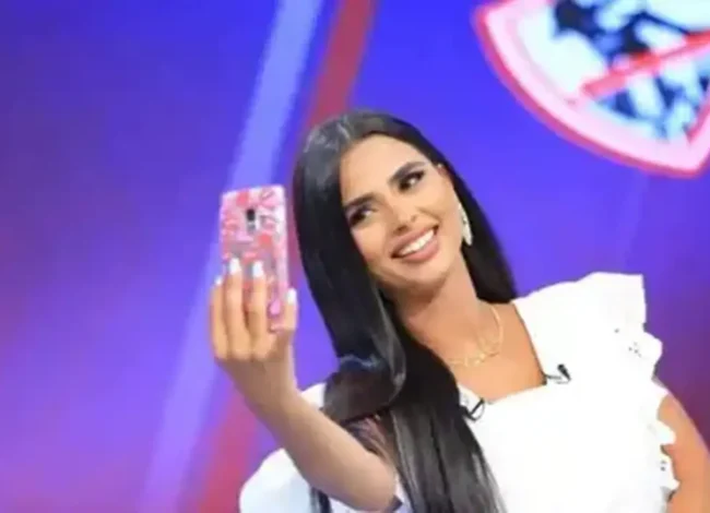 فرح علي مذيعة قناة الزمالك