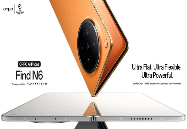 OPPO تعلن موعد طرح Find N6 في مصر