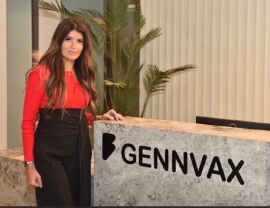 الدكتورة نبال دهبة الشريك المساهم والمدير التنفيذي لشركة "جينفاكس"