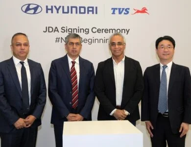 Hyundai Motor تتعاون مع TVS Motor