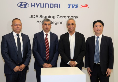 Hyundai Motor تتعاون مع TVS Motor