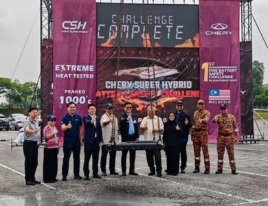 CHERY CSH Hybrid Battery Safety Challenge in Malaysia Completed Successfully