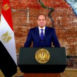 الرئيس عبدالفتاح السيسي يلقي كلمة بمناسة الاحتفال بذكرى 44 لتحرير سيناء
