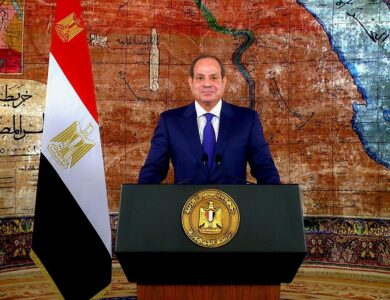 الرئيس عبدالفتاح السيسي يلقي كلمة بمناسة الاحتفال بذكرى 44 لتحرير سيناء