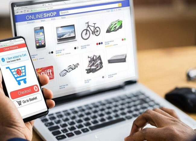التسوق الإلكتروني