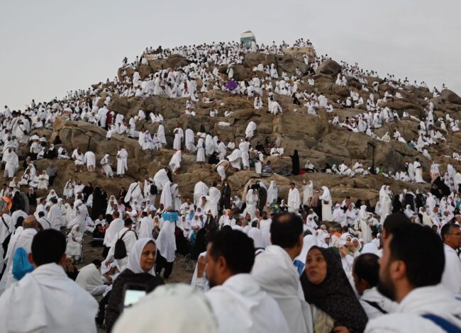 الحجاج في يوم عرفة