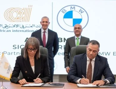 البنك العربي الأفريقي الدولي يوقع شراكة مع BMW مصر