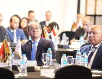 وزير المالية خلال مؤتمر حول اللوجستيات نظمته الغرفة الألمانية العربية للصناعة والتجارة