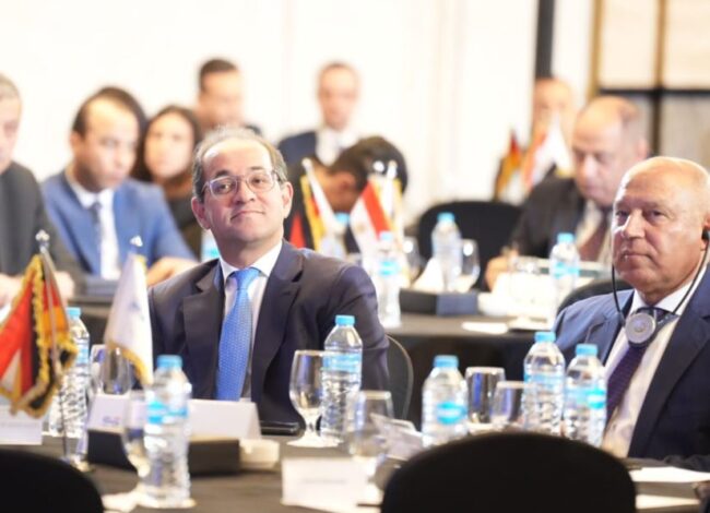 وزير المالية خلال مؤتمر حول اللوجستيات نظمته الغرفة الألمانية العربية للصناعة والتجارة