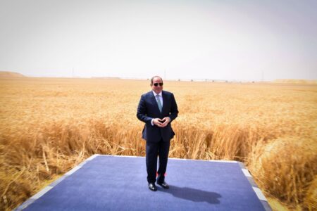 الرئيس السيسي في افتتاح مشروع الدلتا الجديدة