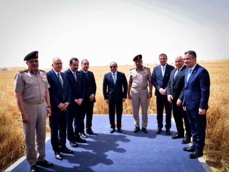 الرئيس السيسي في افتتاح مشروع الدلتا الجديدة