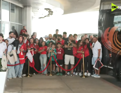 الجماهير قبل مباراة مصر والبرازيل