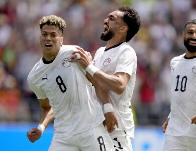لاعبو منتخب مصر
