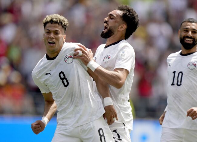 لاعبو منتخب مصر