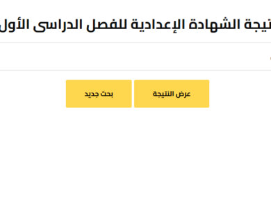 نتيجة الشهادة الإعدادية بالجيزة