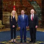 الرئيس عبد الفتاح السيسي والوفد الأمريكي