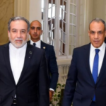 وزير الخارجية المصري ونظيره الإيراني