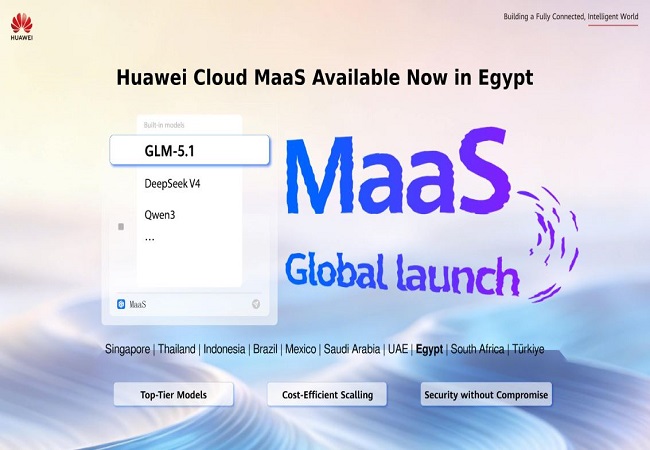Huawei Cloud Launches Model-as-a-Service (MaaS) in Egypt