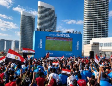 كاونسل ماسترز تنهي استعداداتها لنقل مباراة مصر وأستراليا وسط أجواء احتفالية