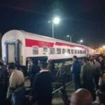 خروج قطار إسباني عن القضبان أرشيفية