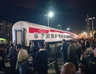 خروج قطار إسباني عن القضبان أرشيفية