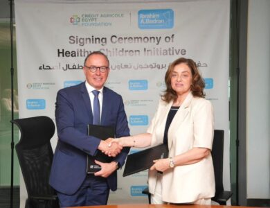مؤسسة كريدي أجريكول مصر للتنمية تجدد شراكتها مع مؤسسة إبراهيم أ. بدران