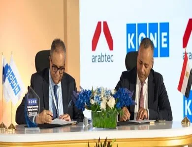 توقيع اتفاقية بين KONE مصر وأرابتك